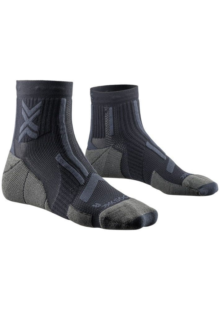 Laufsocken Trailrun Perform Ankle (für Traillaufe) schwarz/charcoal Herren