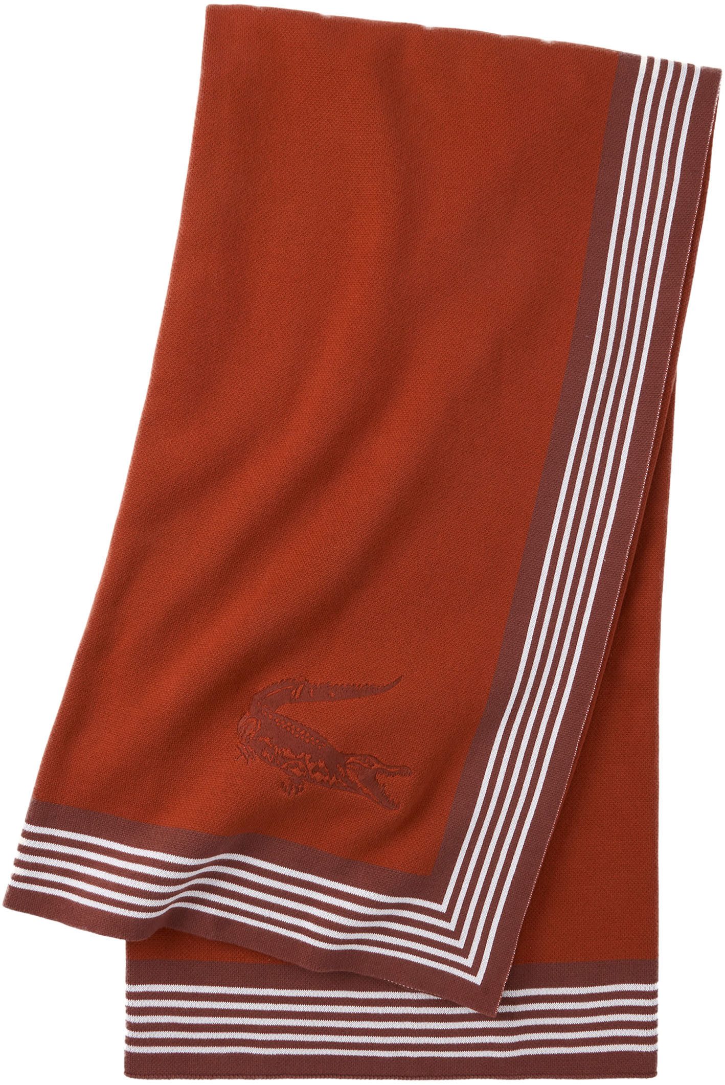 Plaid LFRAME, Lacoste, mit Label-Applikationen