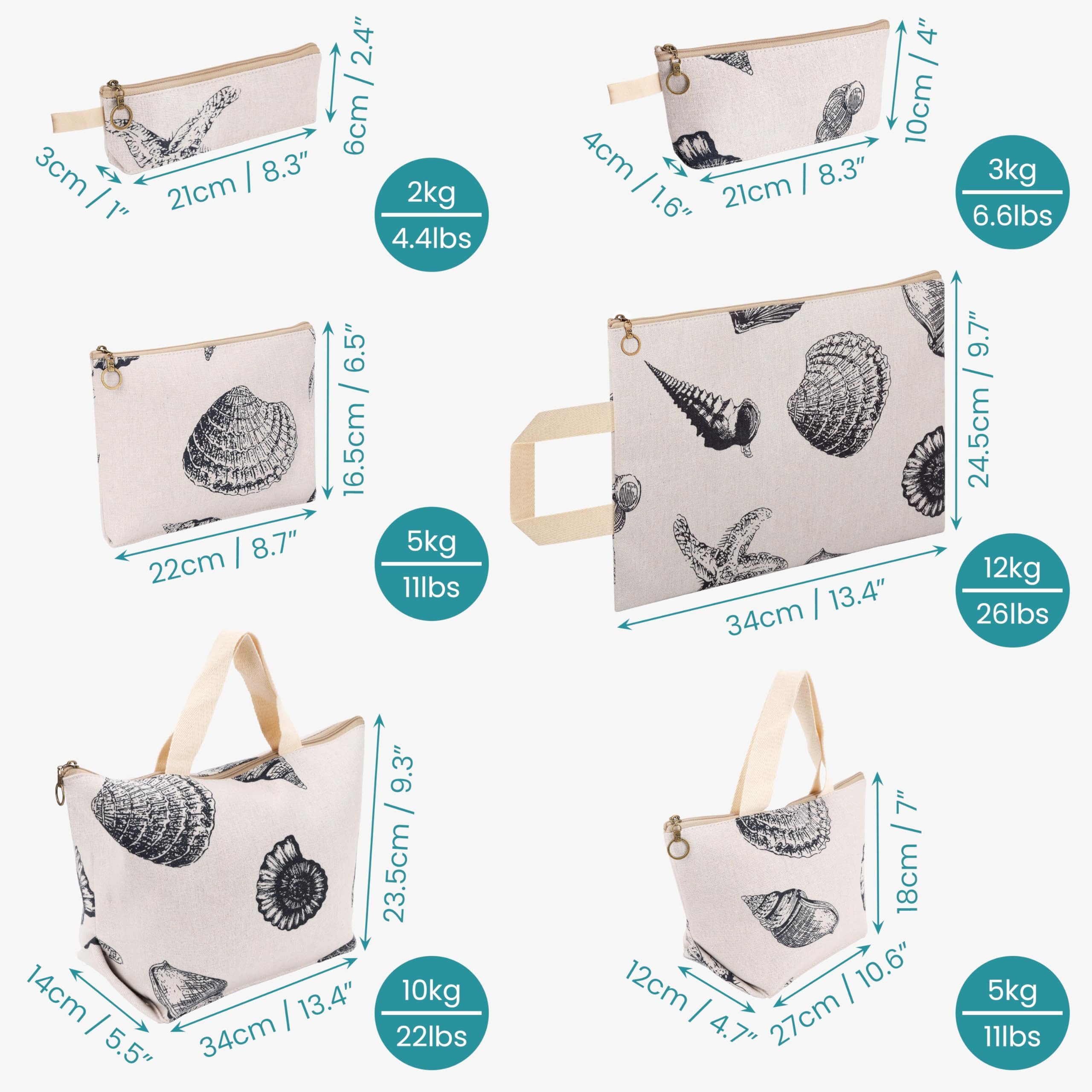 Belle Vous Kulturbeutel Belle Vous (6er günstig online kaufen