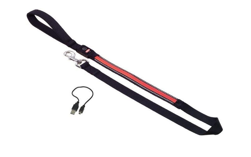 Nobby Hundeleinen-Führungsstange Nobby Leine Flash Mesh rot L 120 cm x B 25 mm