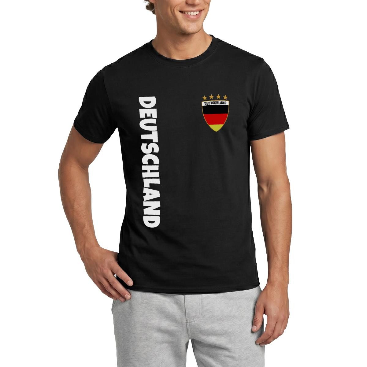 T-Shirt Deutschland Fan Shirt Männer T-Shirt