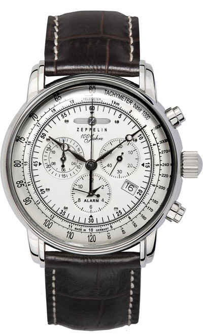 ZEPPELIN Chronograph »100 Jahre Zeppelin, 7680-1«, Made in Germany