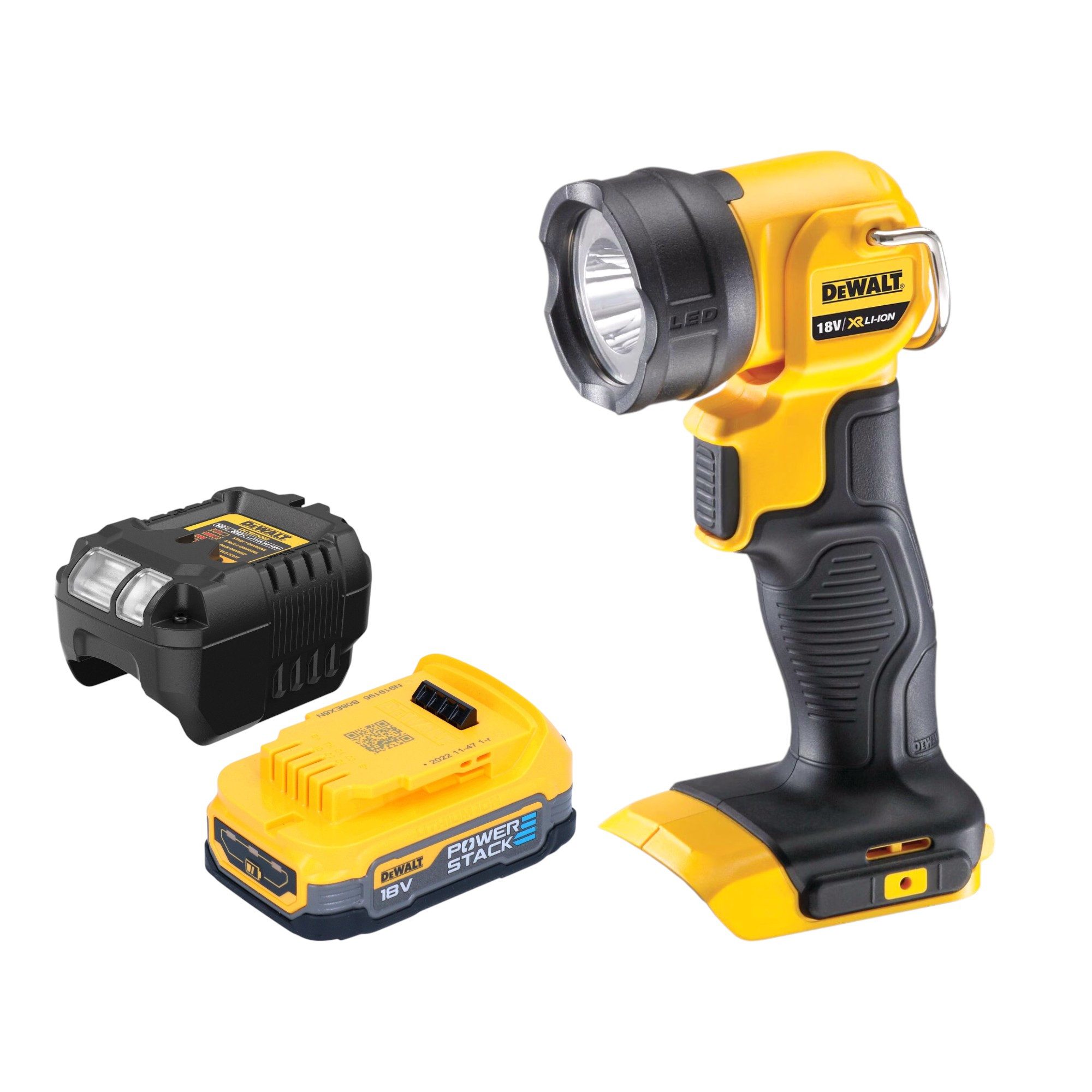 DeWalt Точечные светильники DCL 040 E1 18 V 110 lm + 1x Powerstack Akku 1,7 Ah + Ladegerät