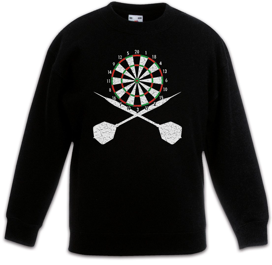 Sweatshirt Darts Board And Crossed Dart Kinderpullover Player Game Sport Sports