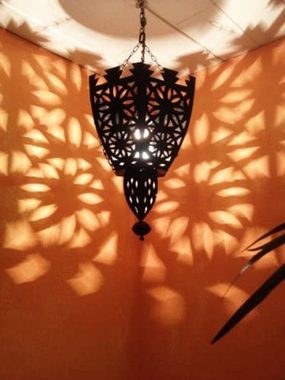 Marrakesch Orient & Mediterran Interior Deckenleuchte Orientalische Lampe Pendelleuchte Schwarz Frana