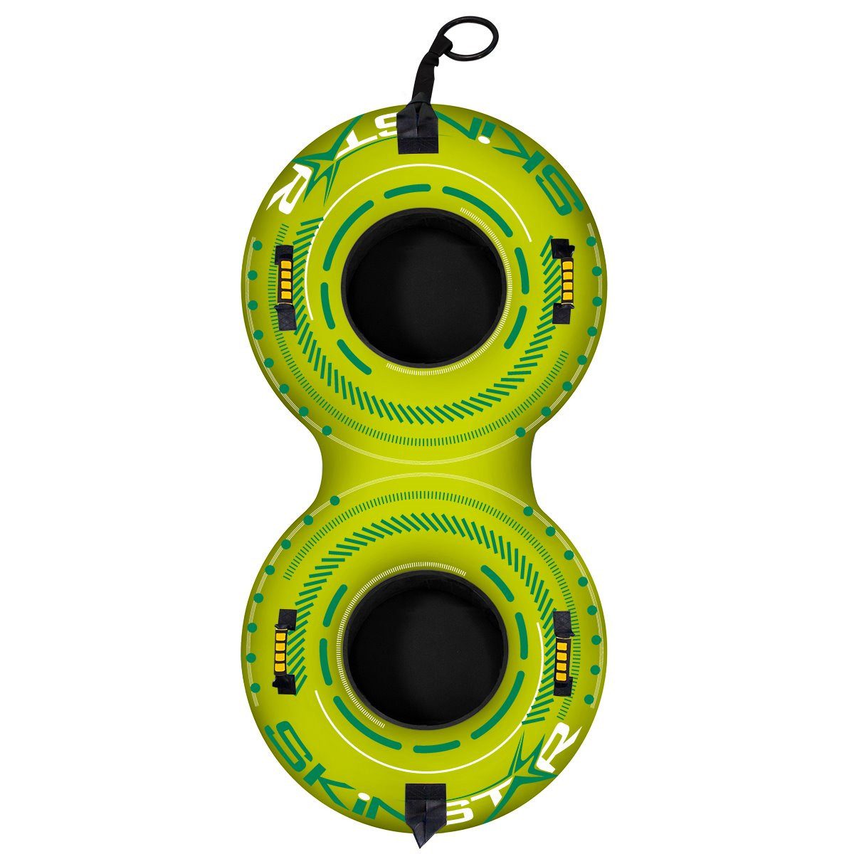 SkinStar Schlitten SkinStar Double Snowtube 2er Rodel Schneereifen Rutschreifen