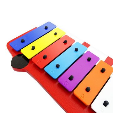 keepdrum Glockenspiel keepdrum Glockenspiel Feuerwehr-Auto mit Tasche MB02