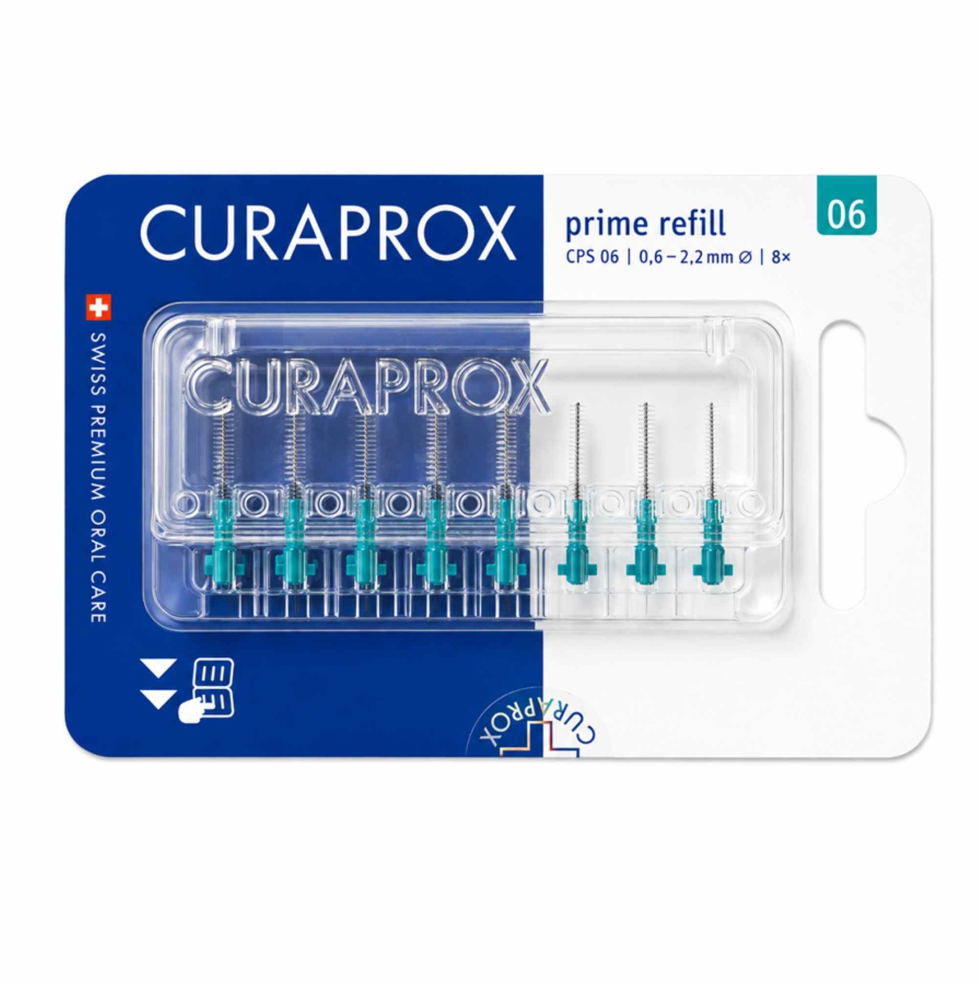 Curaden Germany GmbH Interdentalbürsten CURAPROX CPS 06 prime Interdentalbürsten Refill