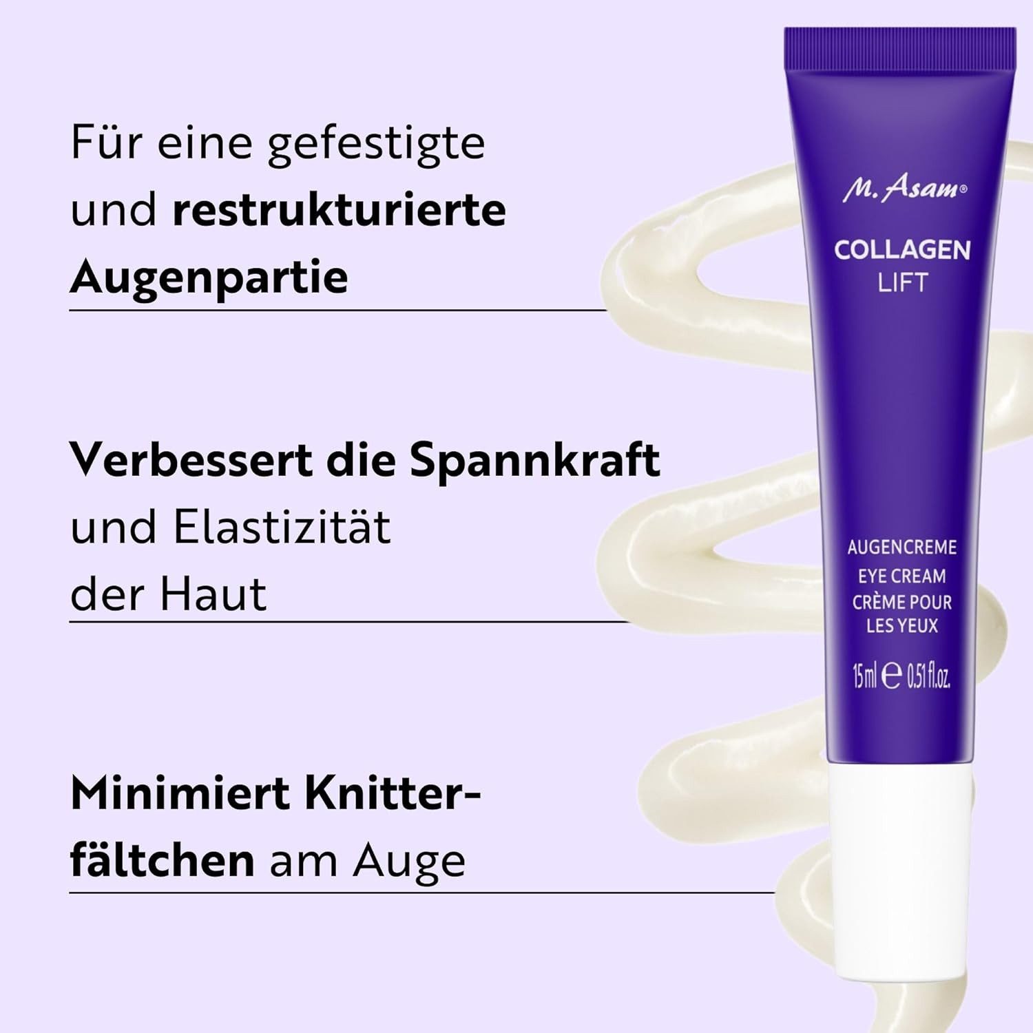 asambeauty Augencreme COLLAGEN LIFT Augencreme (15 ml), 1-tlg.