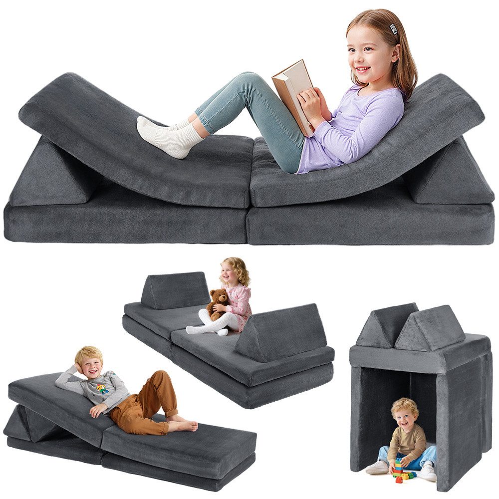 CAVEEN Kindersofa, Modulares Kombinationssofa, umwandelbarer Kindersofa günstig online kaufen