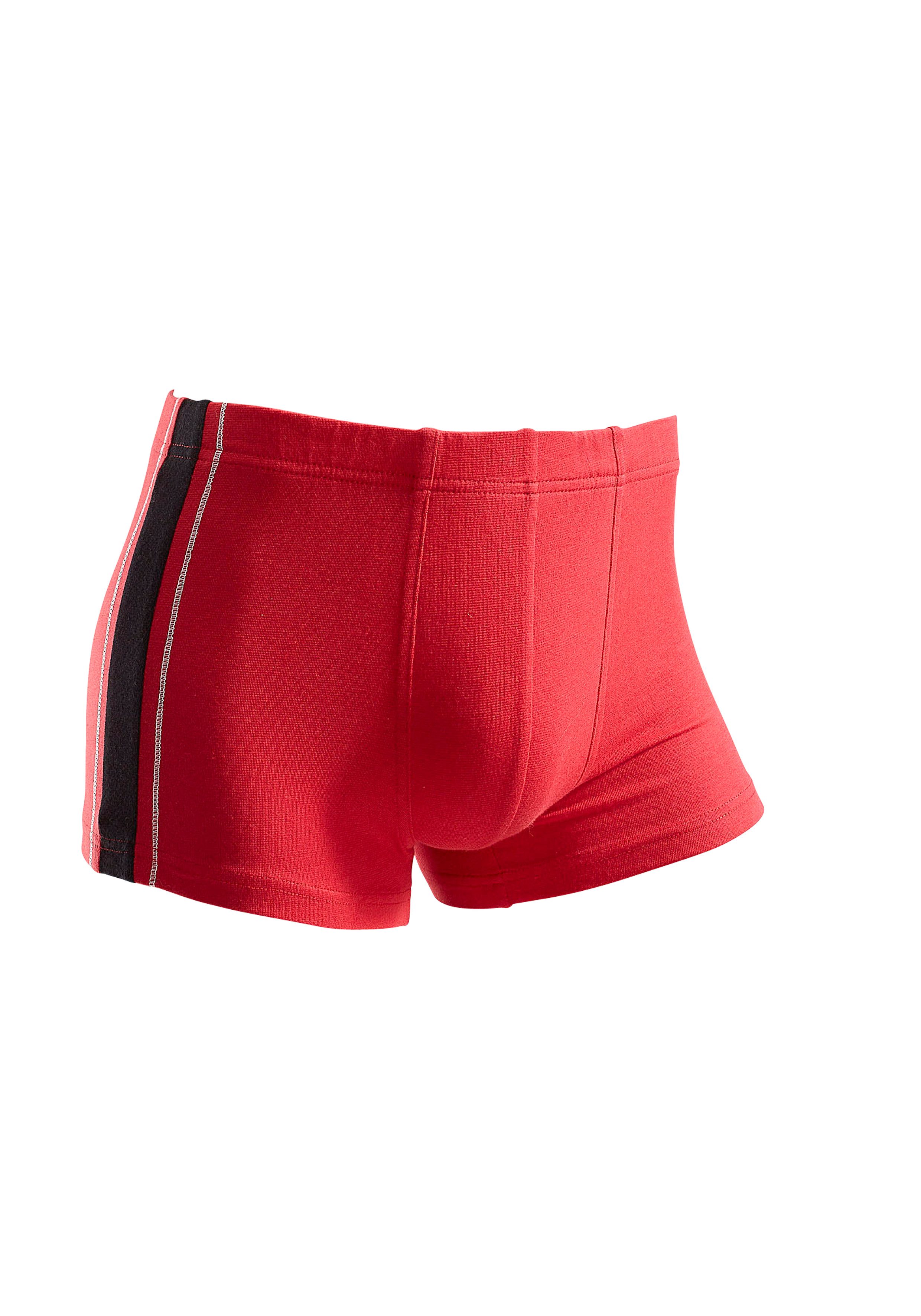 AUTHENTIC LE JOGGER Boxer Boxershorts für Herren (Packung, 4-St) mit kontrastfarbigen Streifen seitlich