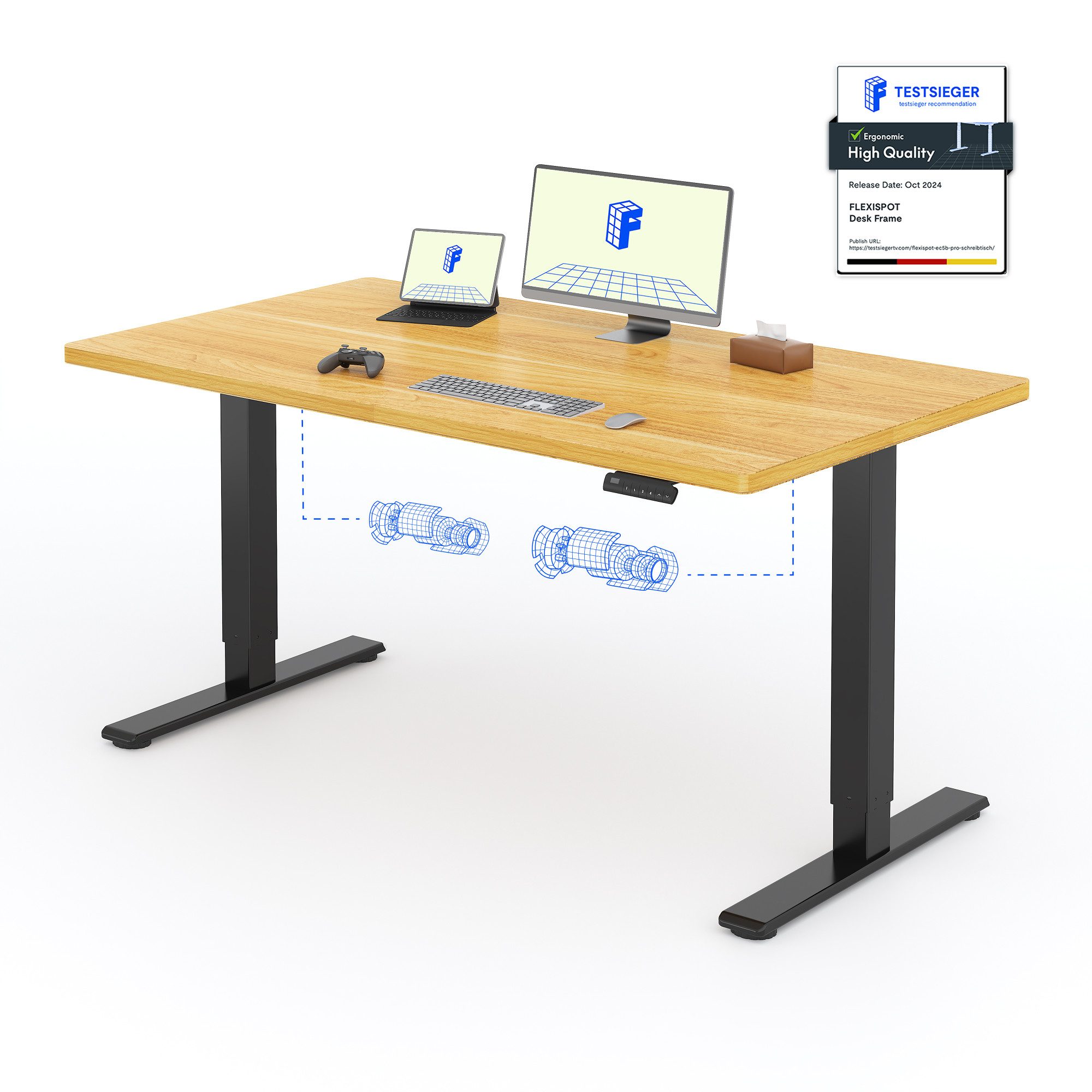 FLEXISPOT Schreibtisch Basic Plus Elektrisch höhenverstellbarer günstig online kaufen