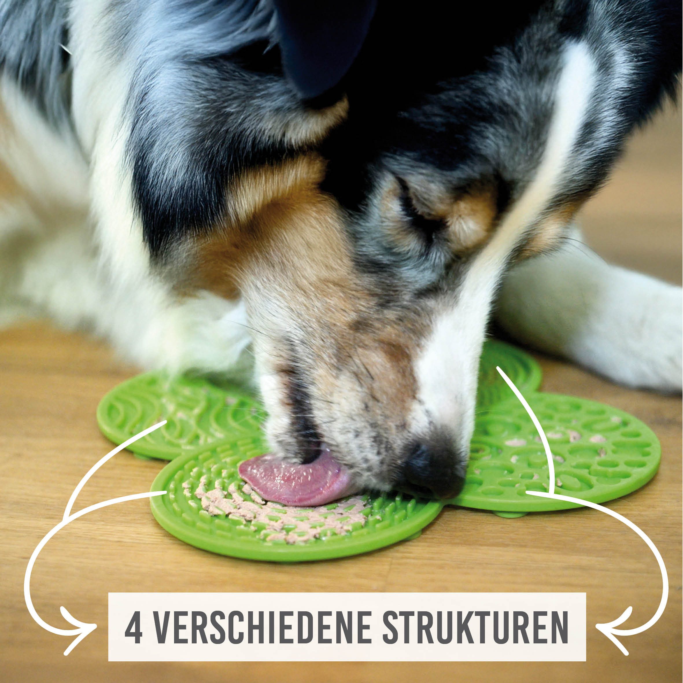KaraLuna Tier-Beschäftigungsspielzeug Schleckmatte für Hunde Hundeleckmatte Leckmatte Schleckmatte Hund, Lebensmittelechtes Silikon