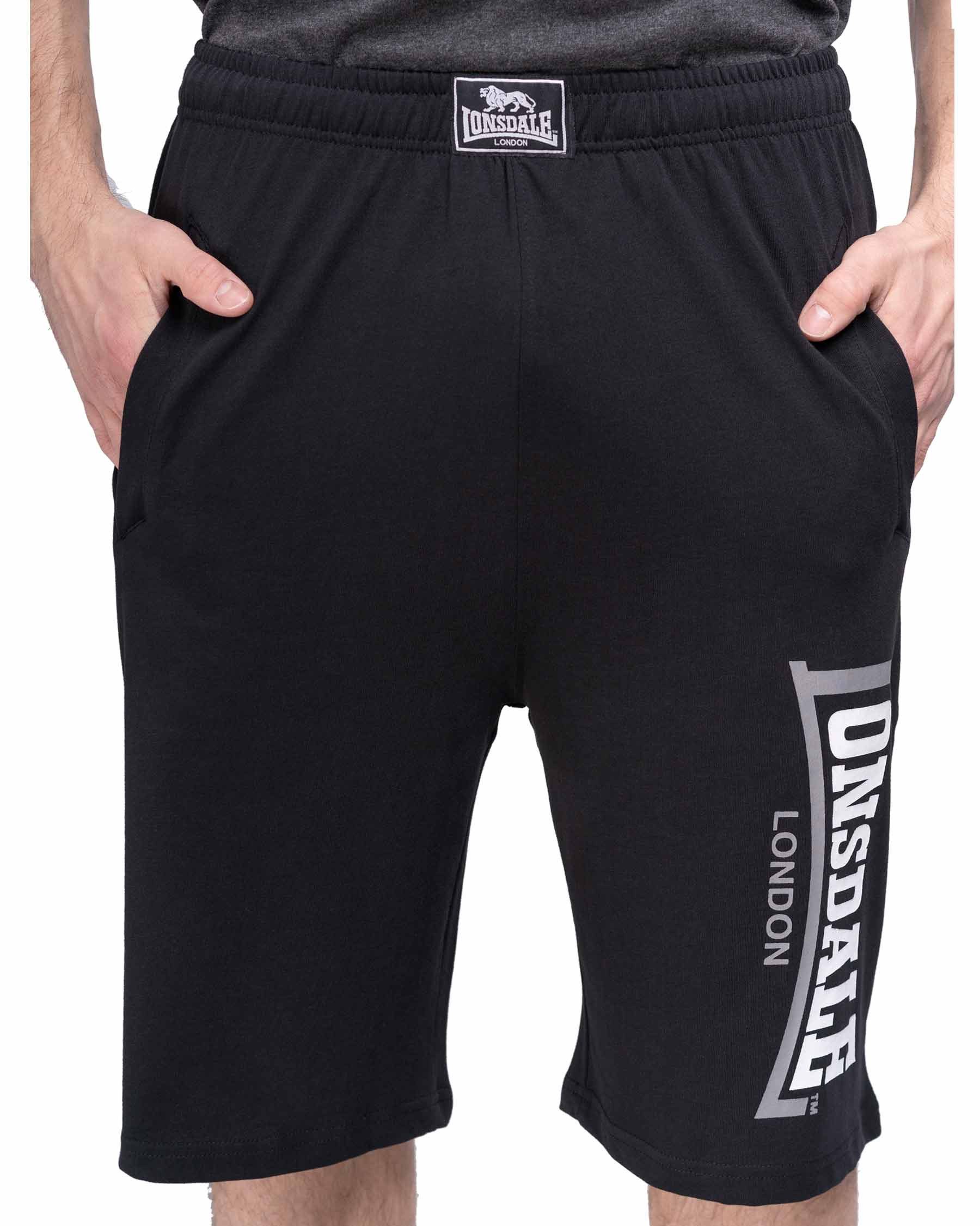 Lonsdale Shorts Lonsdale Jersey Shorts Jam Logo Begleiter fürs Sporttraining und die Freizeit.