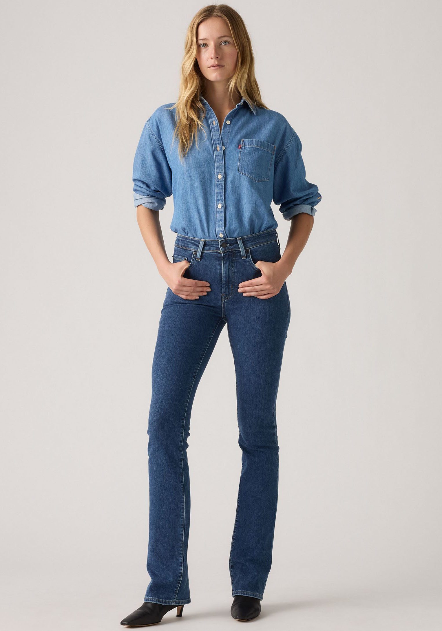 Levi's® Bootcut-Jeans 725 HIGH RISE BOOTCUT