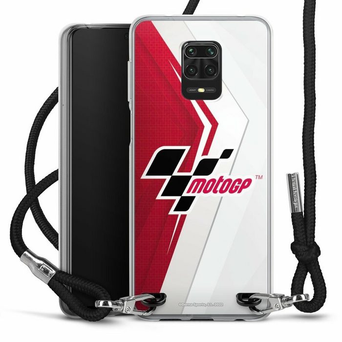 DeinDesign Handyhülle MotoGP Logo Motorsport Logo Grey and Red Xiaomi Redmi Note 9 Pro Handykette Hülle mit Band Case zum Umhängen