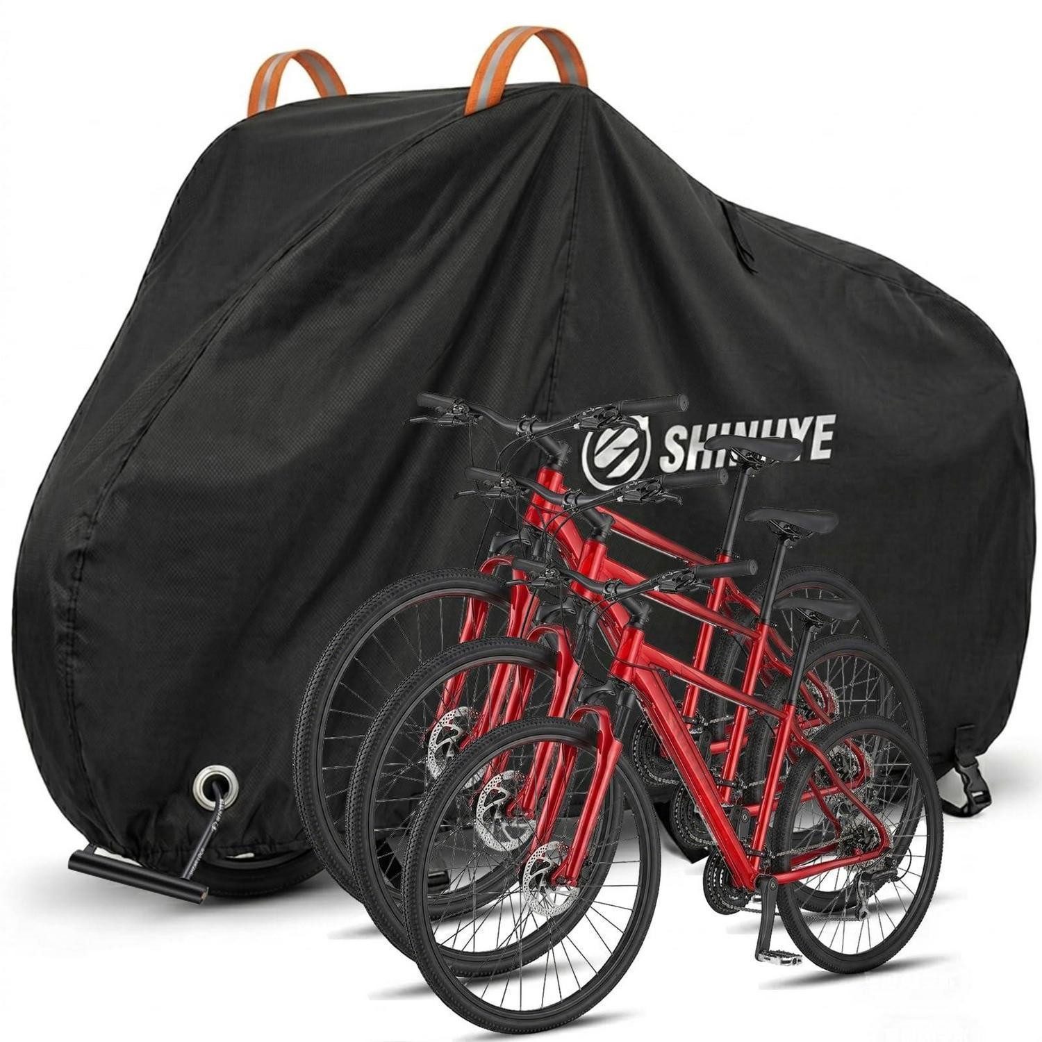 LuxusKollektion Abdeckhaube Fahrradabdeckung Wasserdicht 220x120x110cm Schwarz