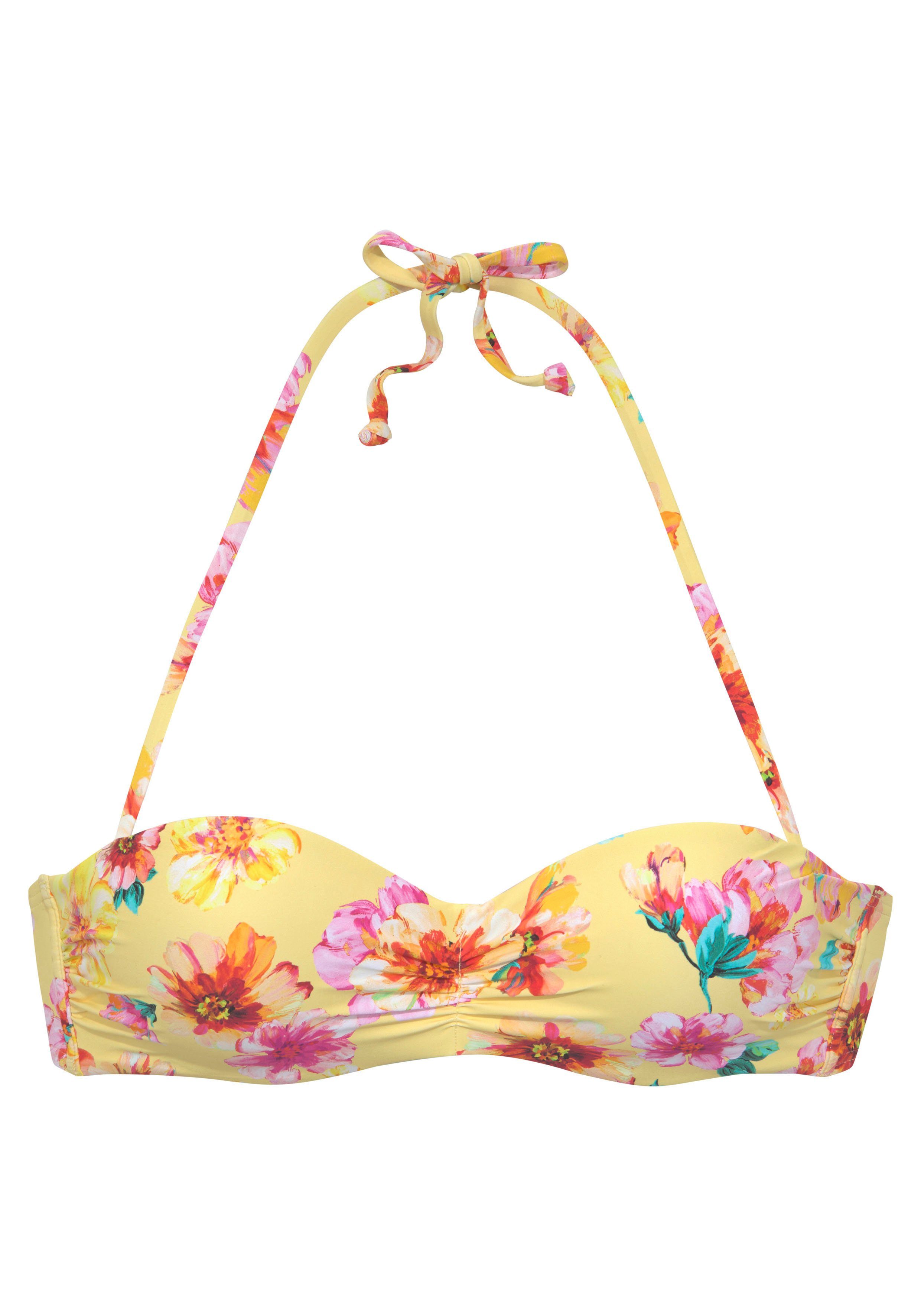 Sunseeker Bügel-Bandeau-Bikini-Top Mila, im floralen Design günstig online kaufen