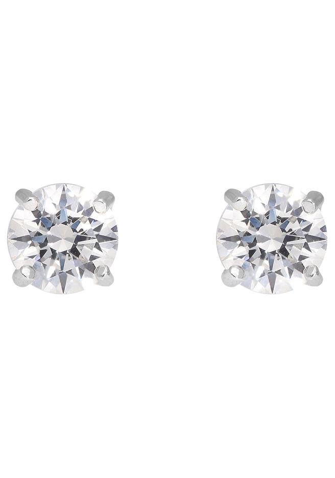 Firetti Paar Ohrstecker Schmuck Geschenk Silber 925 Ohrschmuck Solitär, mit Zirkonia (synth)