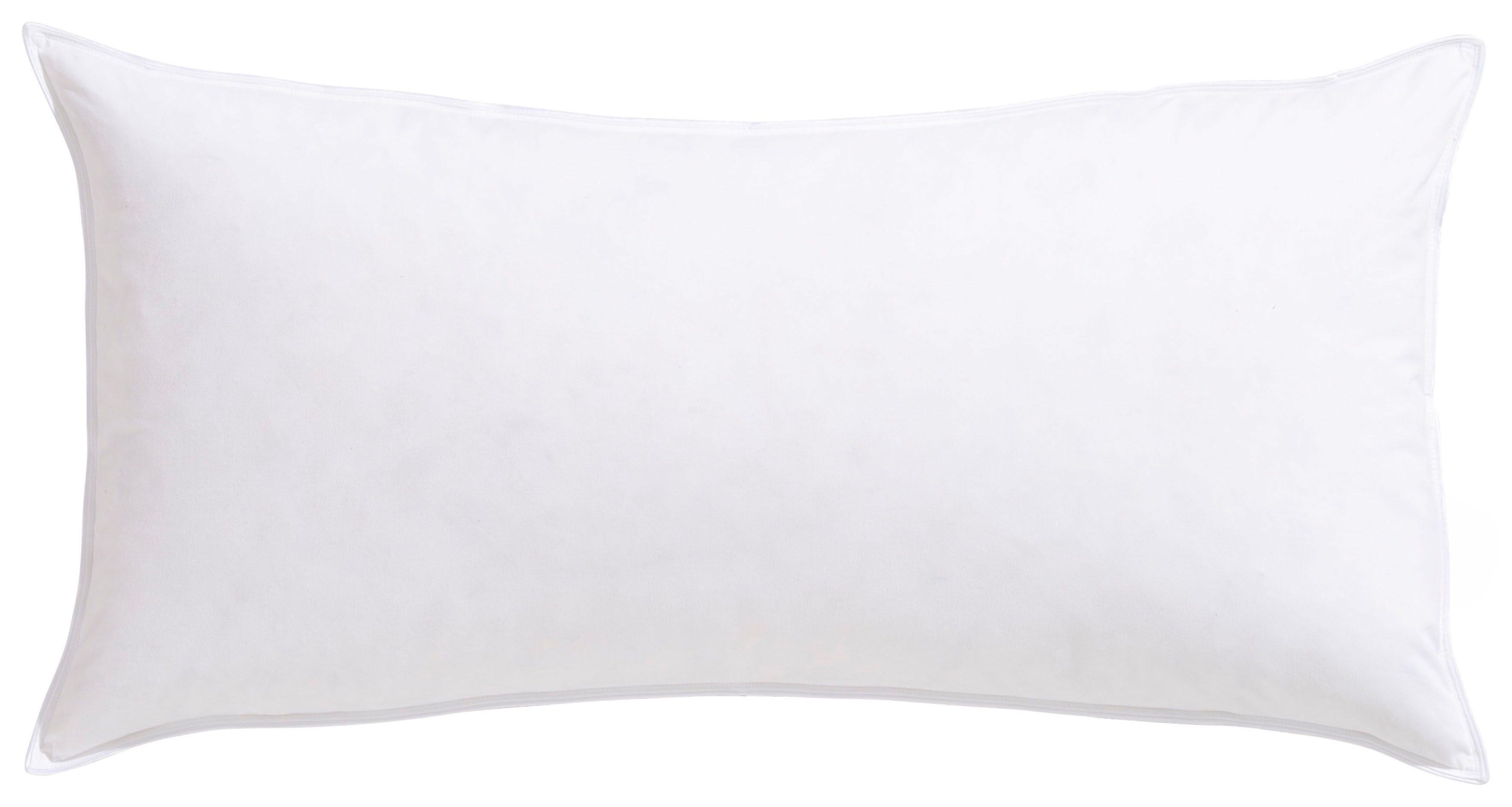 OTTO home Federkopfkissen Irah Kopfkissen 40x80 cm, 80x80 cm, Füllung: 85% Federn, 15% Daunen, Bezug: Baumwolle, Seitenschläfer, Bauchschläfer, Rückenschläfer, Kissen Made in Germany mit DOWNPASS ausgezeichnet