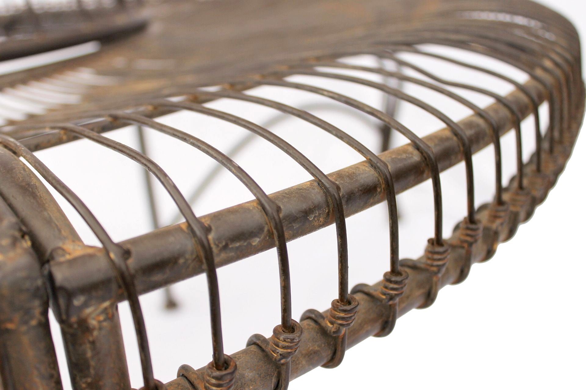 DanDiBo Rundbank Rund Metall Braun Ø 150 cm Baumbank JC112404 Gartenbank Si günstig online kaufen