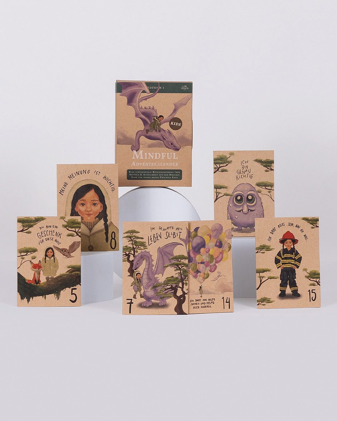 Oh Shanti Adventskalender Oh Shanti Mindful Adventskalender Kids – 24 Achtsamkeitskarten