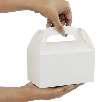 Belle Vous Geschenkbox Weiße Geschenkboxen (24 Stück) - 16 x 9,3 x 8,6 cm, White Gift Boxes (24 pcs) - 16 x 9.3 x 8.6 cm