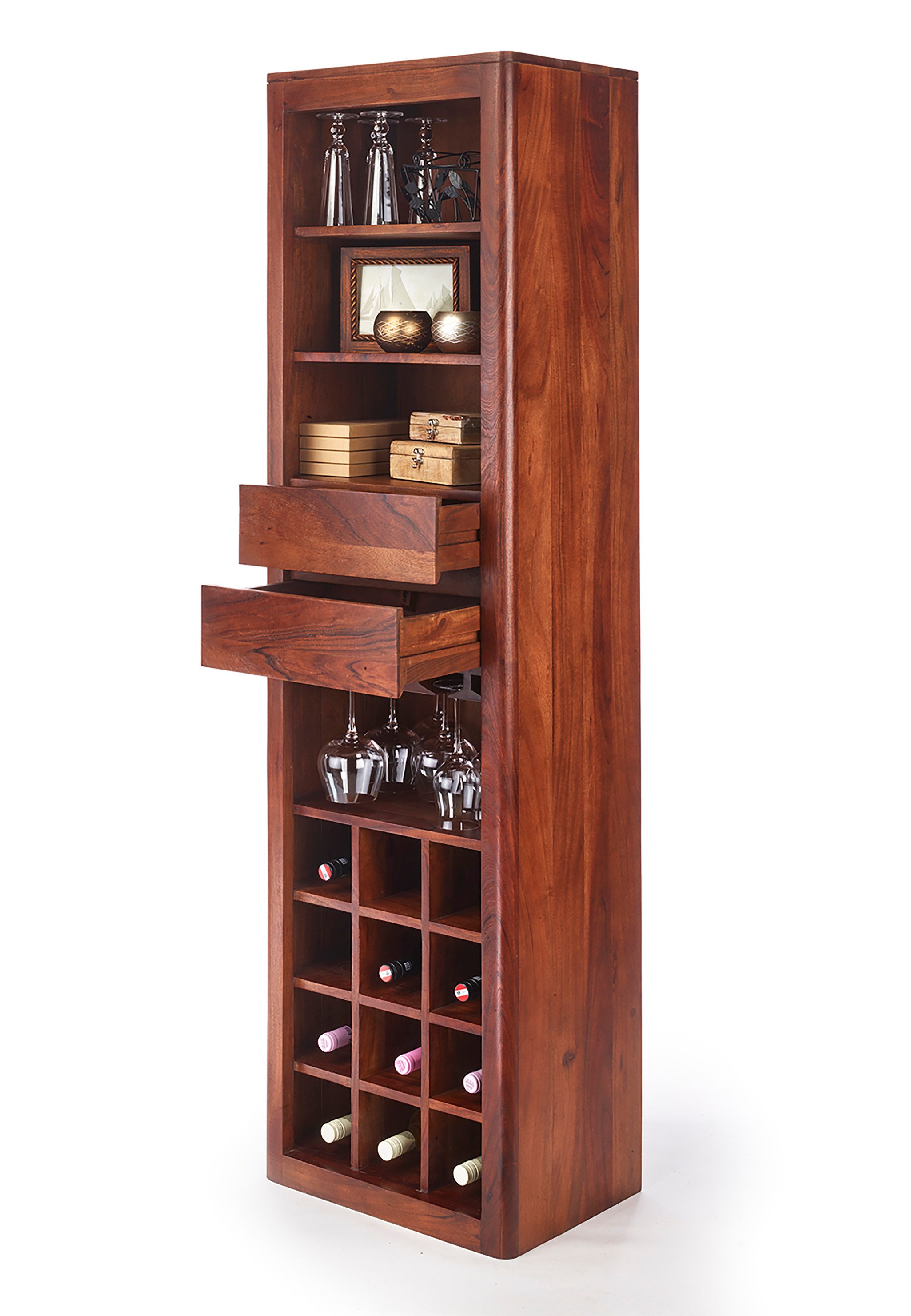 Kobolo Regal Weinregal Weinschrank MASSIVE aus günstig online kaufen
