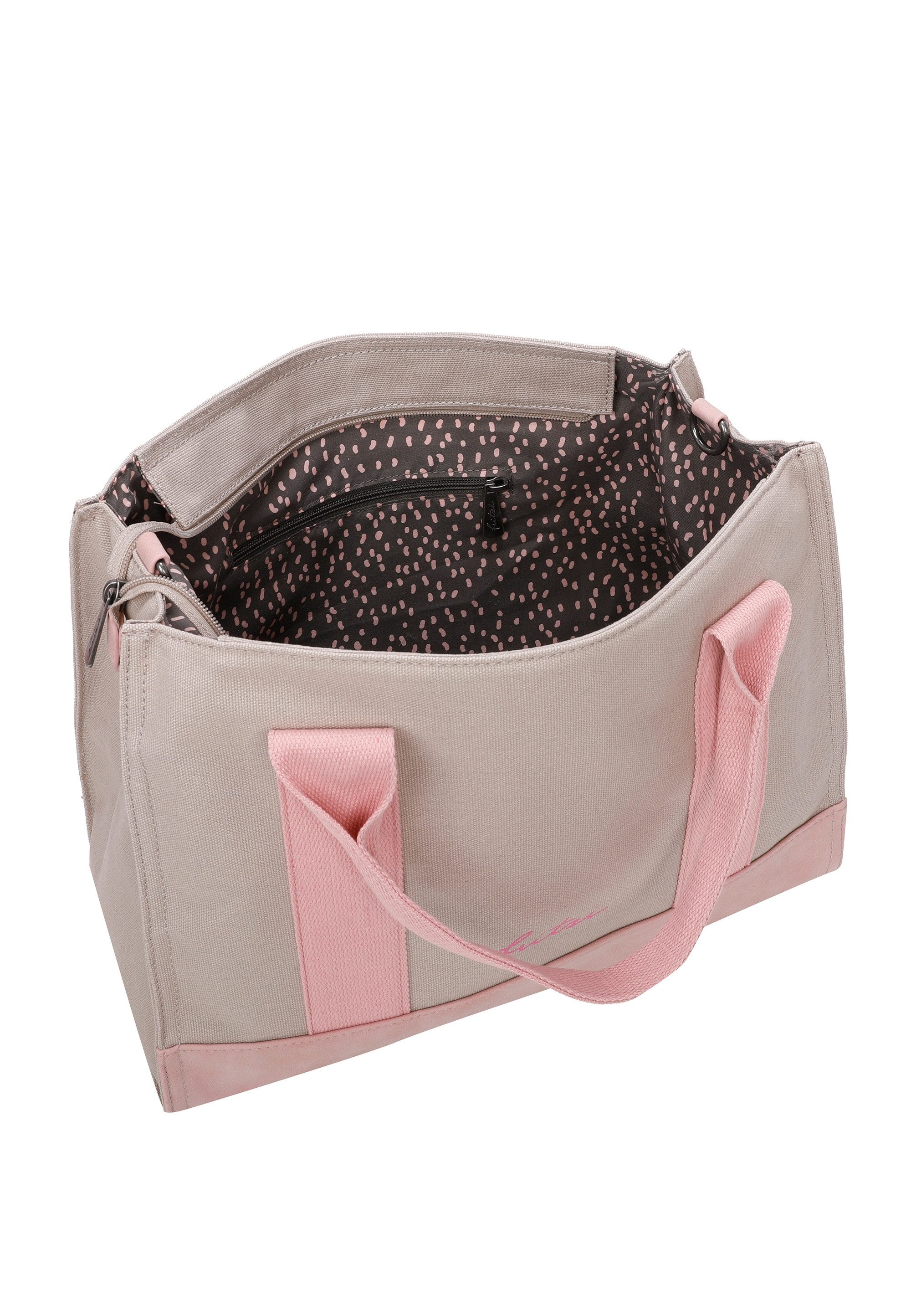 Fritzi aus Preußen Henkeltasche Canvas Tote Bag, mit verstell- und abnehmbarem Schulter-Riemen