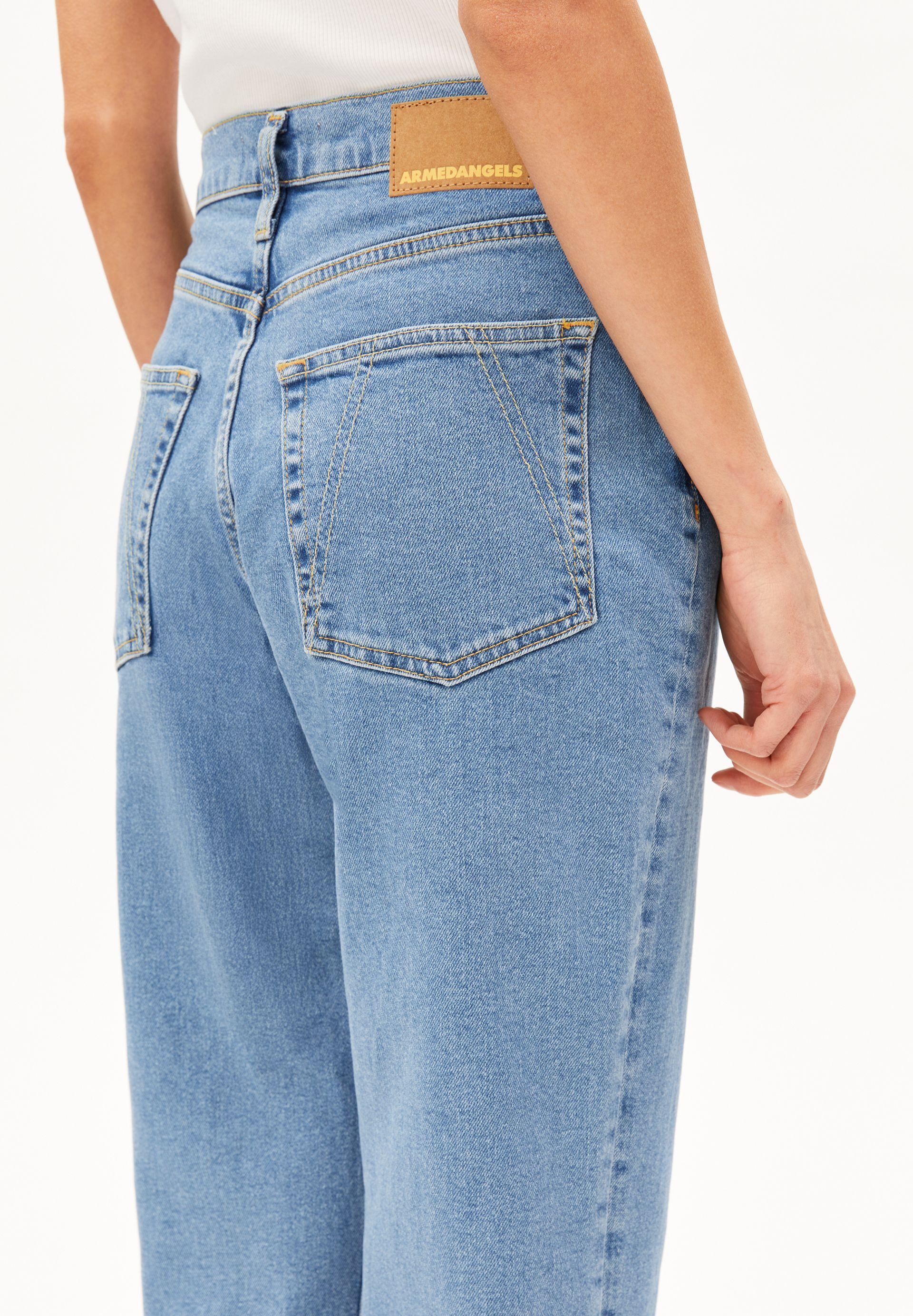 Armedangels Mom-Jeans MAIRAA Mom Jeans recycelter Baumwoll Mix (Comfort-Stretch) High waist