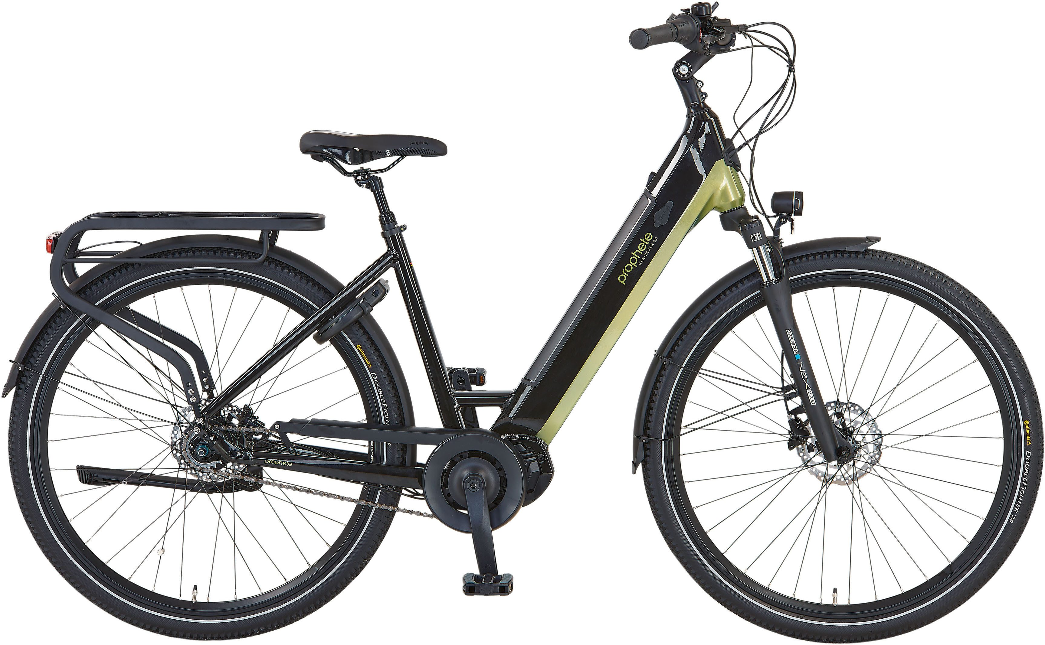 Prophete E-Bike Cityrad Geniesser 5.0, 7 Gang Shimano Nexus Schaltwerk, Nabenschaltung, Mittelmotor, 720 Wh, Pedelec, Elektrofahrrad für Damen und Herren