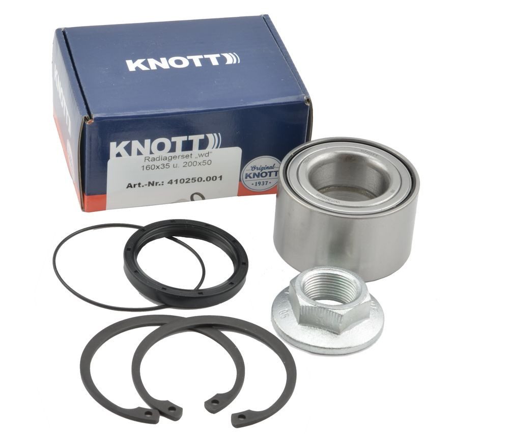 Knott Anhänger Knott - Radlager- Set - Wasserdicht - Lager Ø64 / Ø 34x37mm