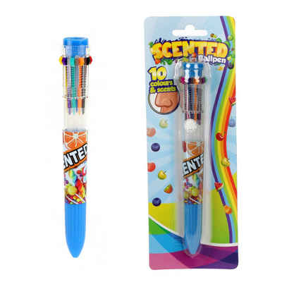 Toi-Toys Malstift Großer Kugelschreiber mit 10 Farben und Düften