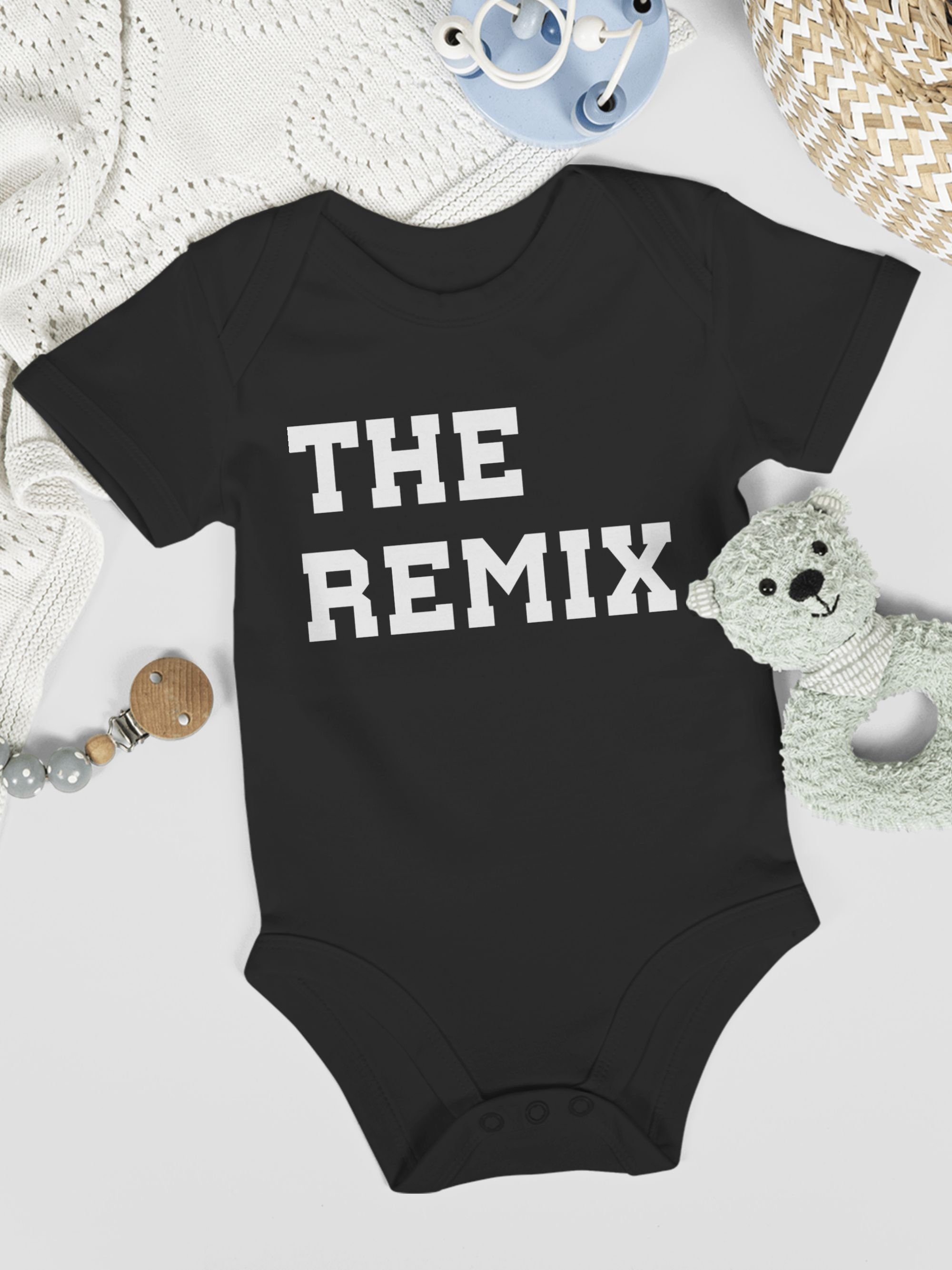 Remix 1 The Kind Baby Original Schwarz Familie Partner-Look Shirtbody The Shirtracer