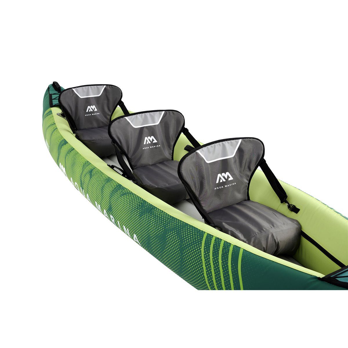 Aqua Marina Tourenkajak Aqua Marina RIPPLE 370cm Kayak Set 3 Personen aufblasbar Kanu