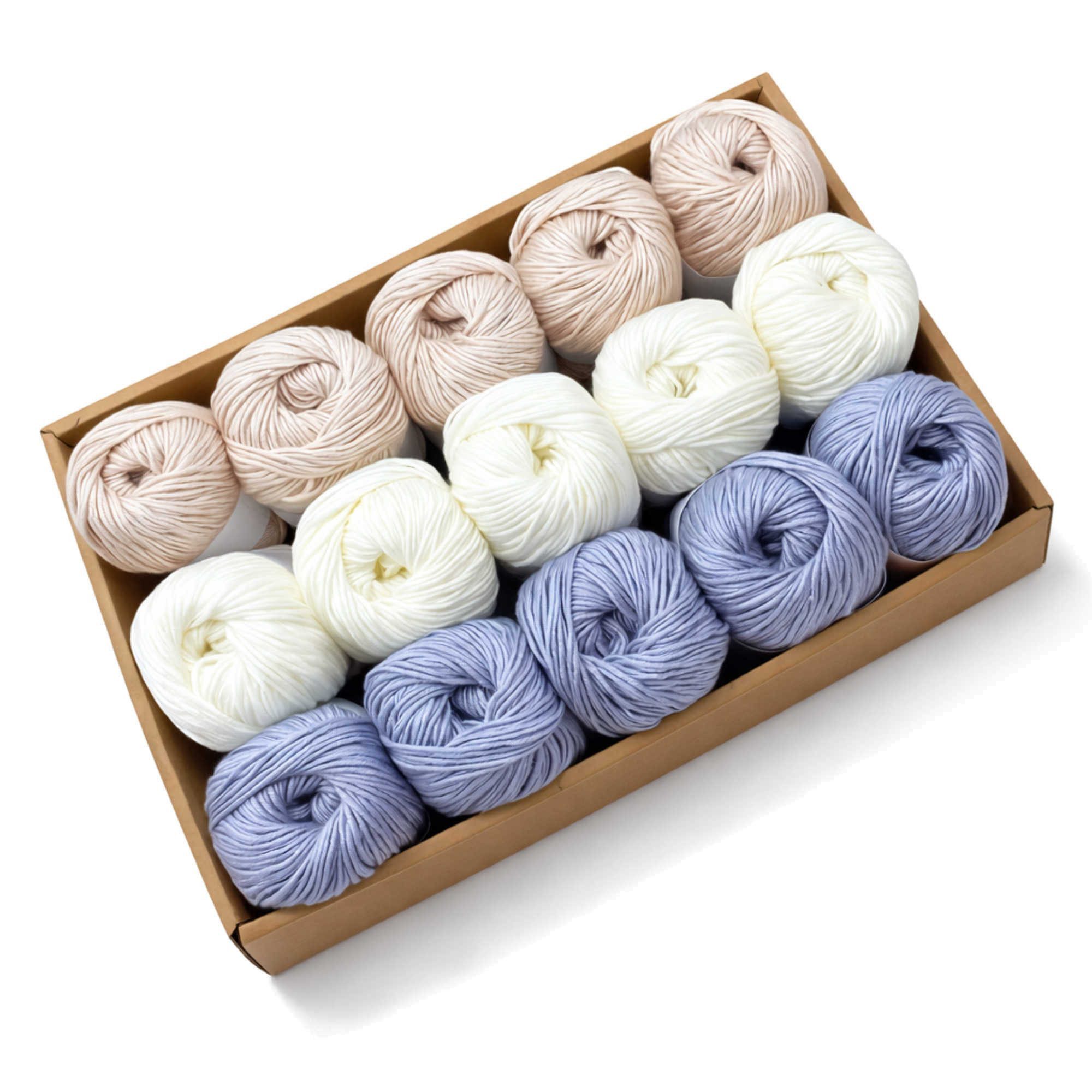 INDIGOS UG 15 Stück 750g Garn Seide-Kaschmir-Wollgarn für Handstricken & Häkeln Häkelwolle, Seiden-Kaschmir-Wollgarn