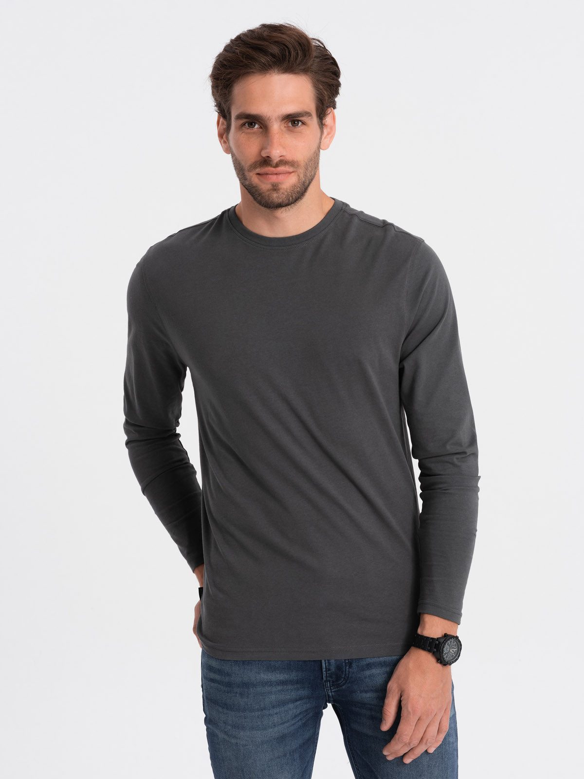 OMBRE Longsleeve Herren- Longsleeve Basic günstig online kaufen