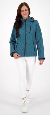 DEPROC Active Softshelljacke SHELBY XII CS WOMEN mit abnehmbarer Kapuze, auch in Großen Größen erhältlich, Regular Fit