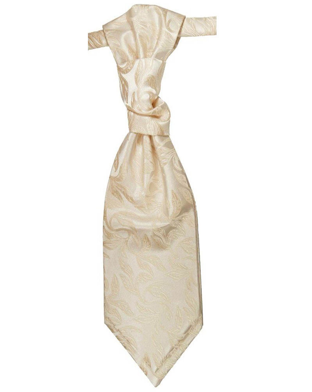 Paul Malone Anzugweste Herren Hochzeitsweste mit Plastron Set 2tlg florale - Bräutigam (Set, 2-tlg., mit Weste und Plastron) cappuccino braun V42, Gr. 98 (ST) – Bild 4 von 5