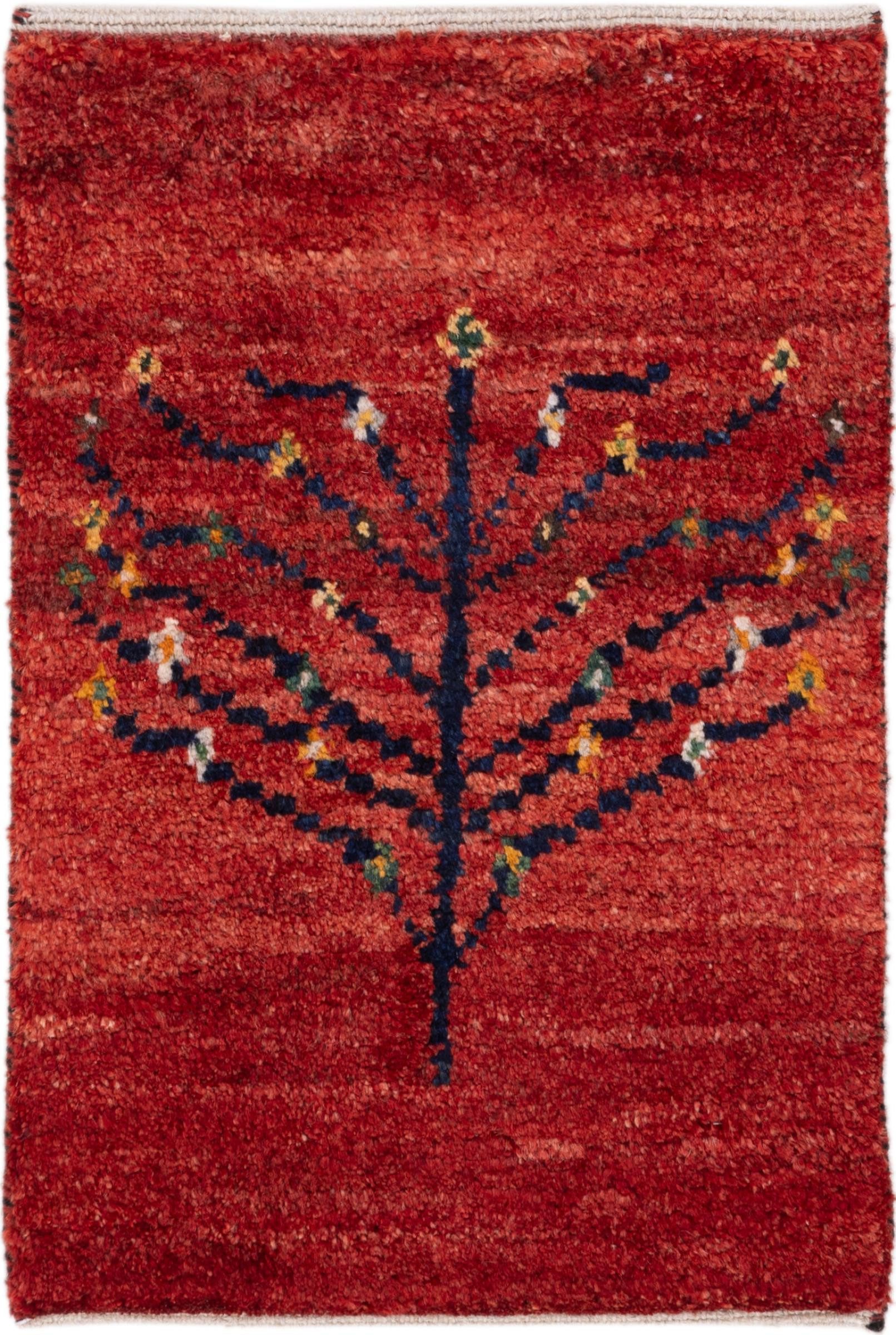 Orientteppich Perser Gabbeh Kashkuli 41x61 Handgeknüpfter Moderner Orientteppich /