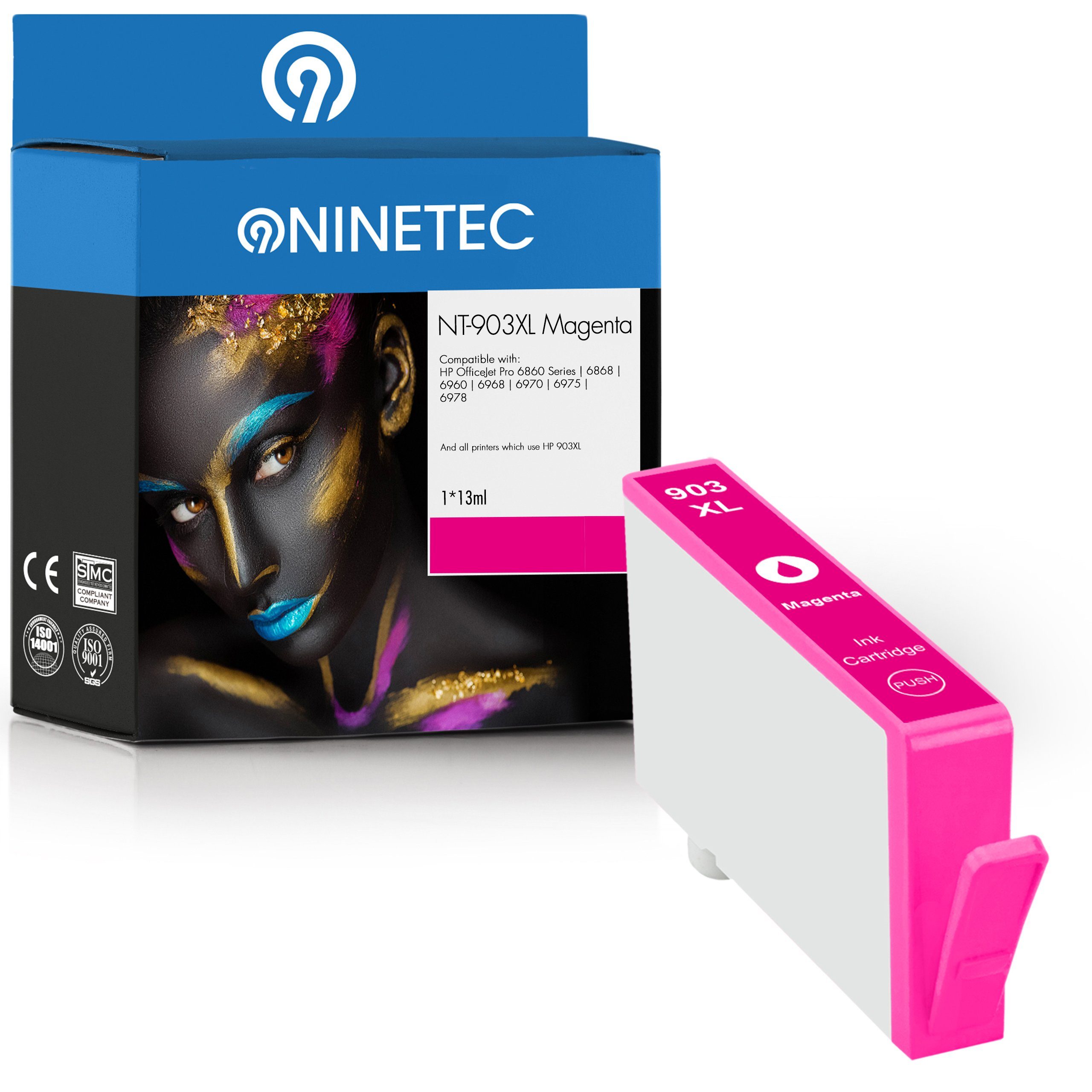 NINETEC ersetzt HP 903XL 903 XL Magenta (T6M07AE) Tintenpatrone | Tintenpatronen