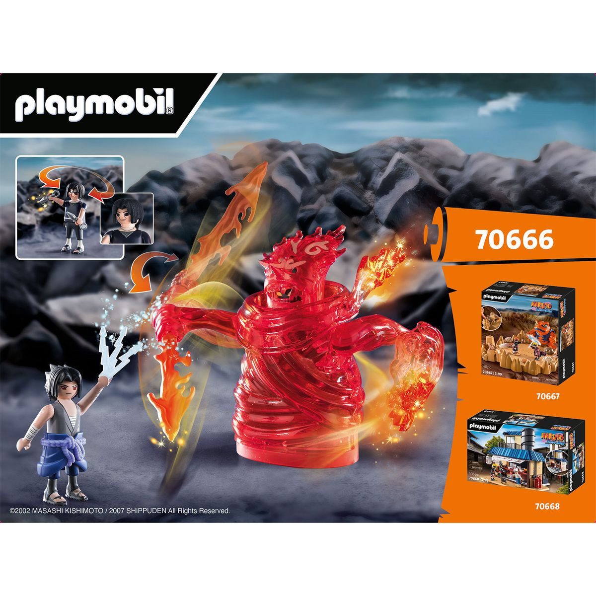 Playmobil® Spielfigur PLAYMOBIL® 70666 - Naruto Shippuden - Sasuke vs. Itachi
