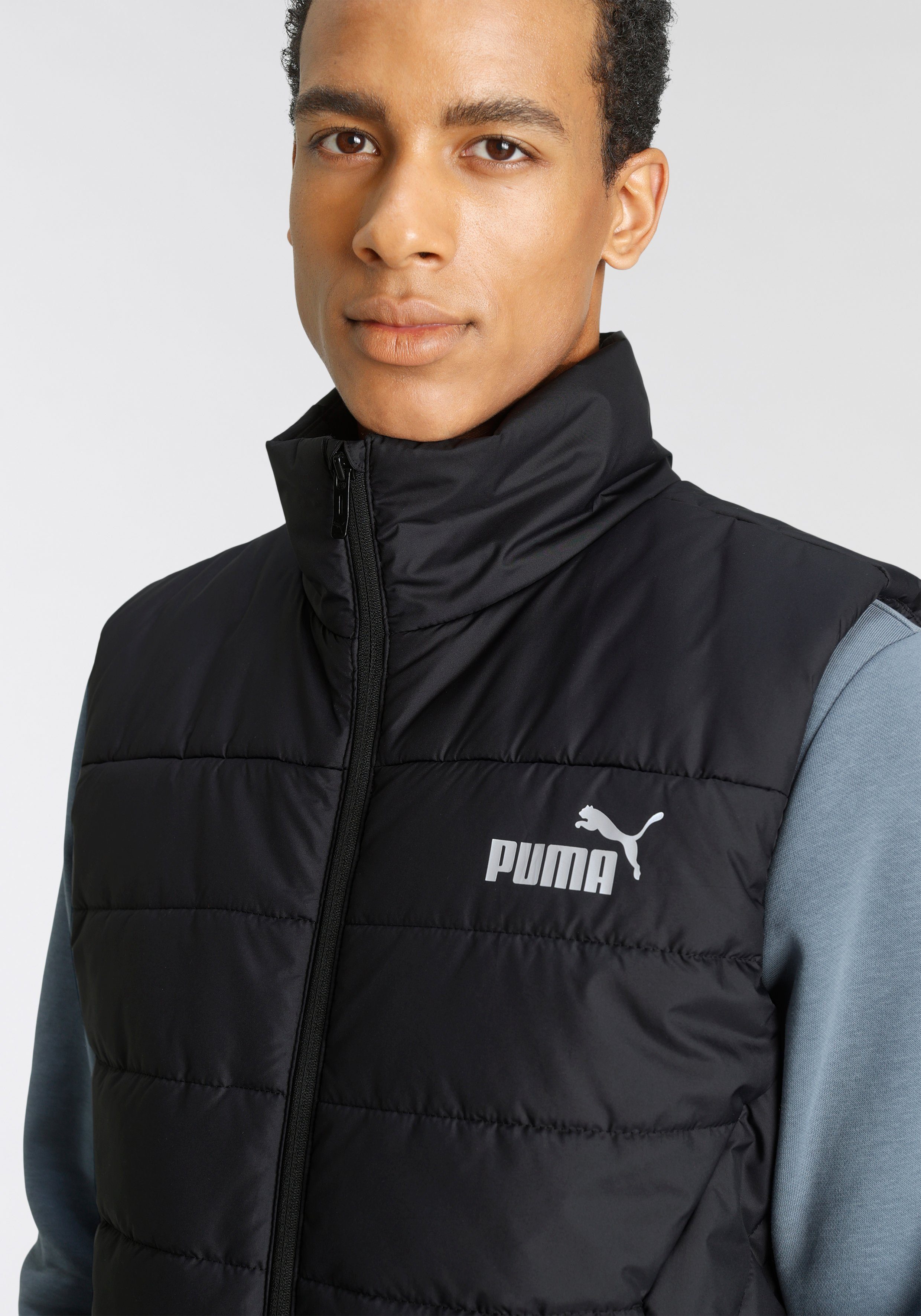 PUMA Steppweste ESS PADDED VEST mit wattierter Füllung, wasserabweisendes Gewebe, atmungsaktiv