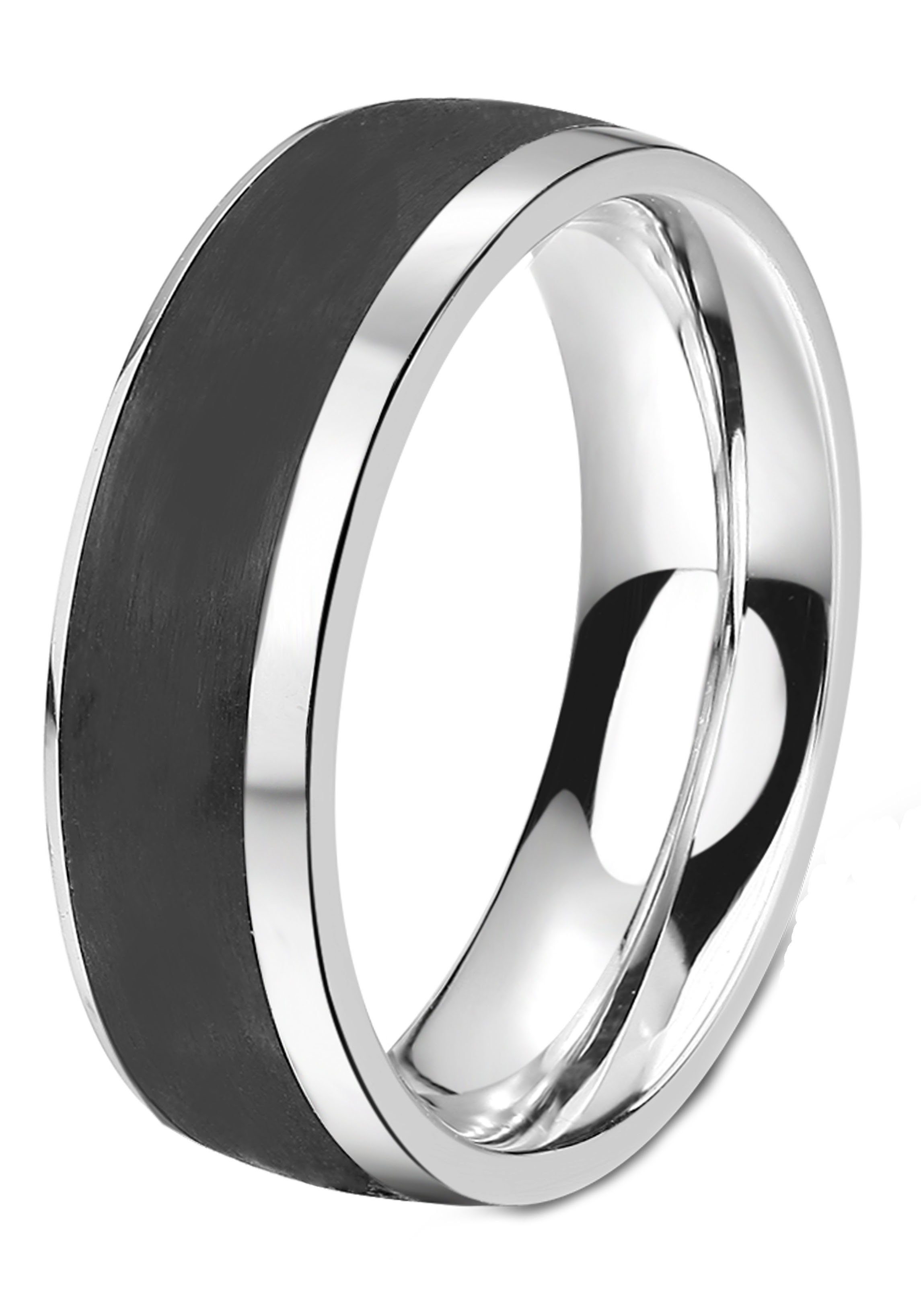 Trauring Partnerring Geschenk LIEBE, Trauring Zirkonia Edelstahl DOOSTI Ehering mit Schmuck ohne o.