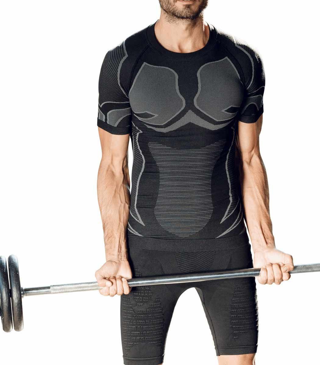 Wilox Sporttop Atmungsaktives Sport T-Shirt (1-tlg) Blickdicht, matt