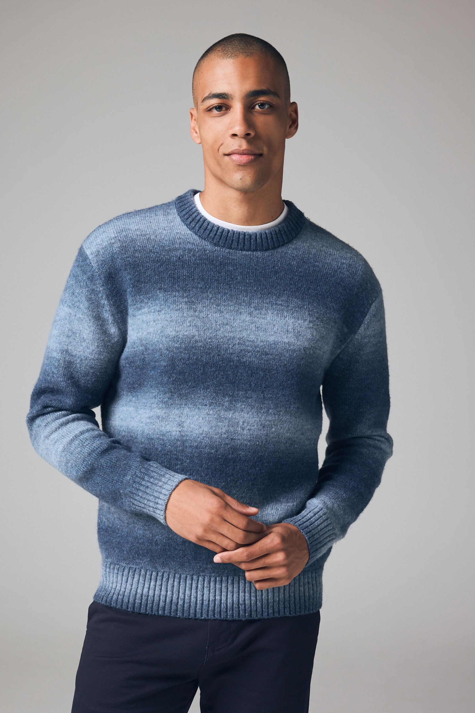 Next Rundhalspullover Relaxed Fit Rundhalspullover mit günstig online kaufen