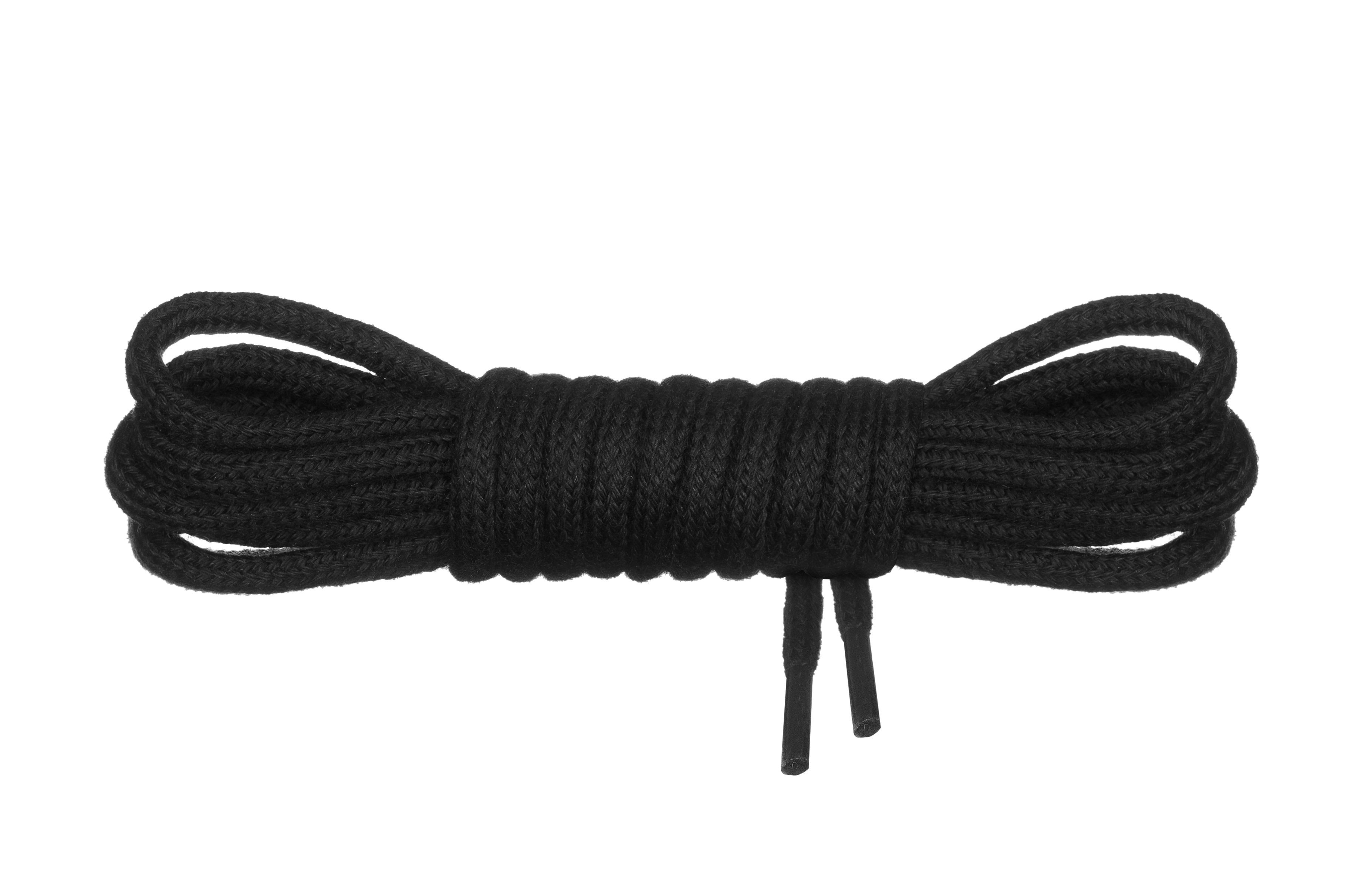 Mount Swiss Schnürsenkel runde Schnürsenkel aus 100% Baumwolle, reißfest, ø 3 mm -4 mm, Längen