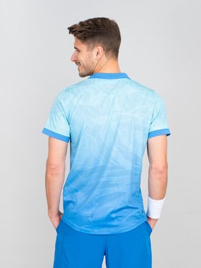 BIDI BADU Tennisshirt Colortwist Poloshirt für Herren in blau