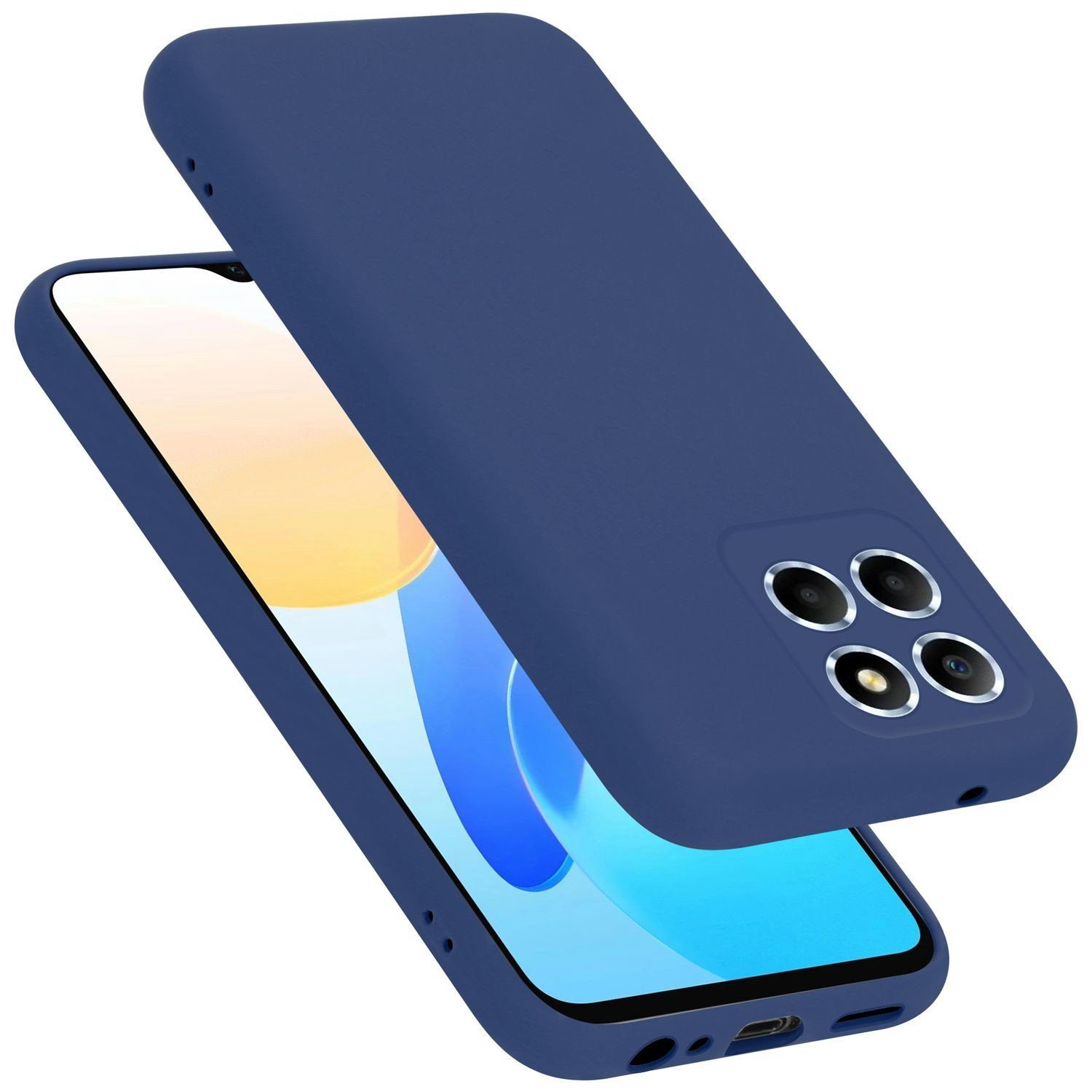 Cadorabo Handyhülle für Hülle Honor X8 5G, Flexible Hülle TPU Silikon Schutzhülle Back Cover Case