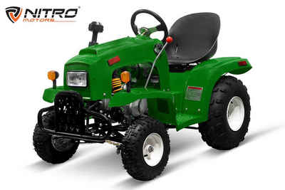 Nitro Motors Spielzeug-Traktor 110cc midi Kinder Kindertraktor Quad ATV Landwirtschaft